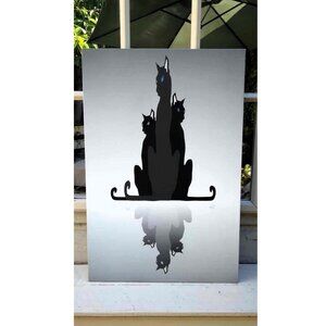 "ALLEY CATS" Original Art Canvas Giclee Wrap